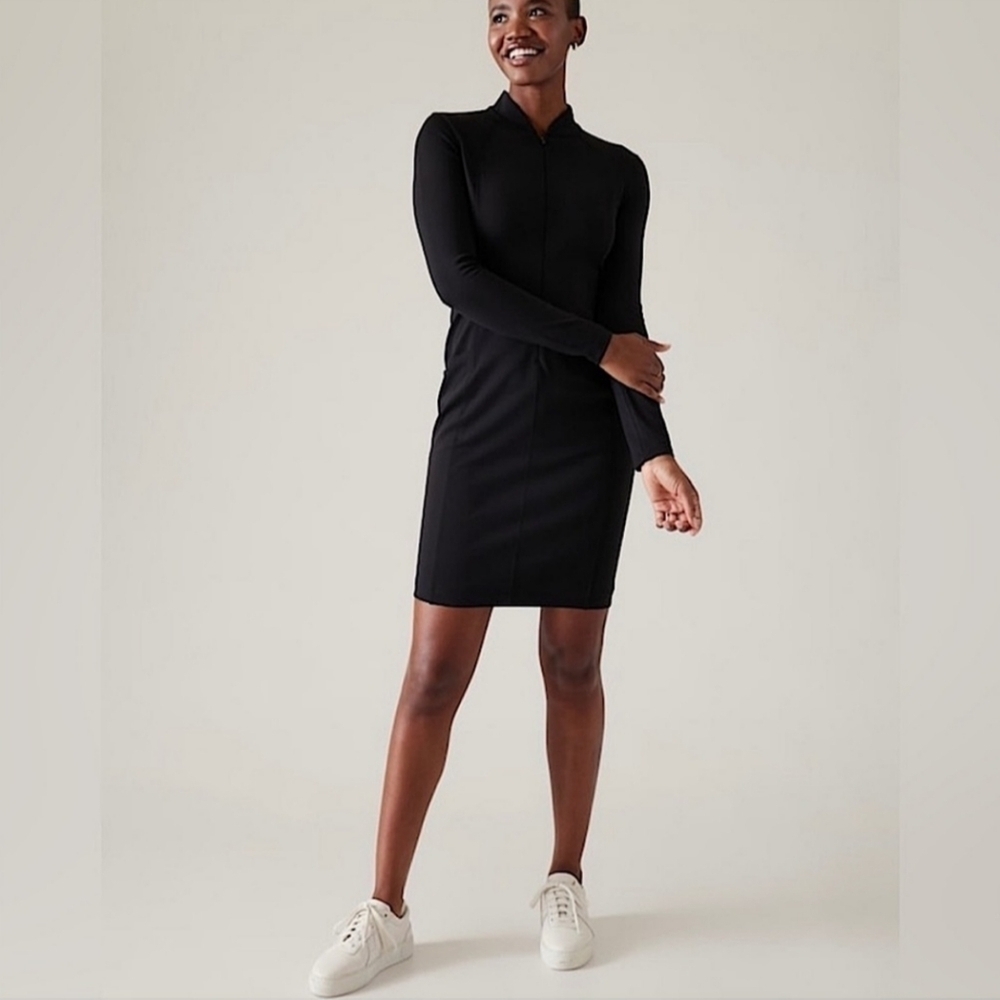 Athleta Delancey Black Dress Size XS